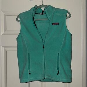 Vineyard Vines Teal Fleece Vest